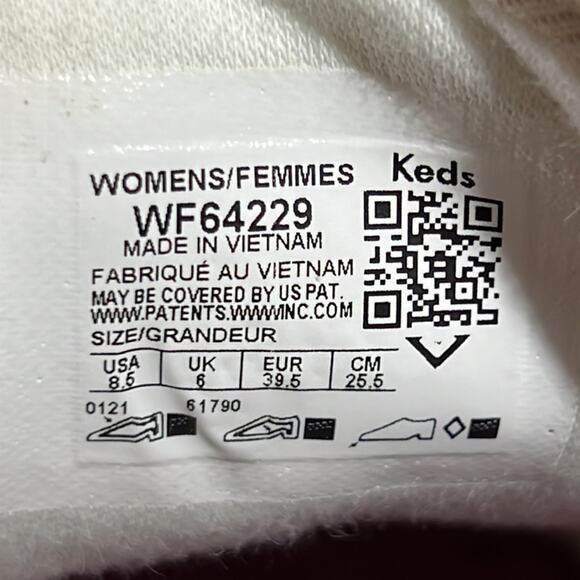 Keds Center 2 Beige Canvas Canvas Lace-Up Casual Comfort Sneakers Women Size 8.5 - Picture 11 of 11